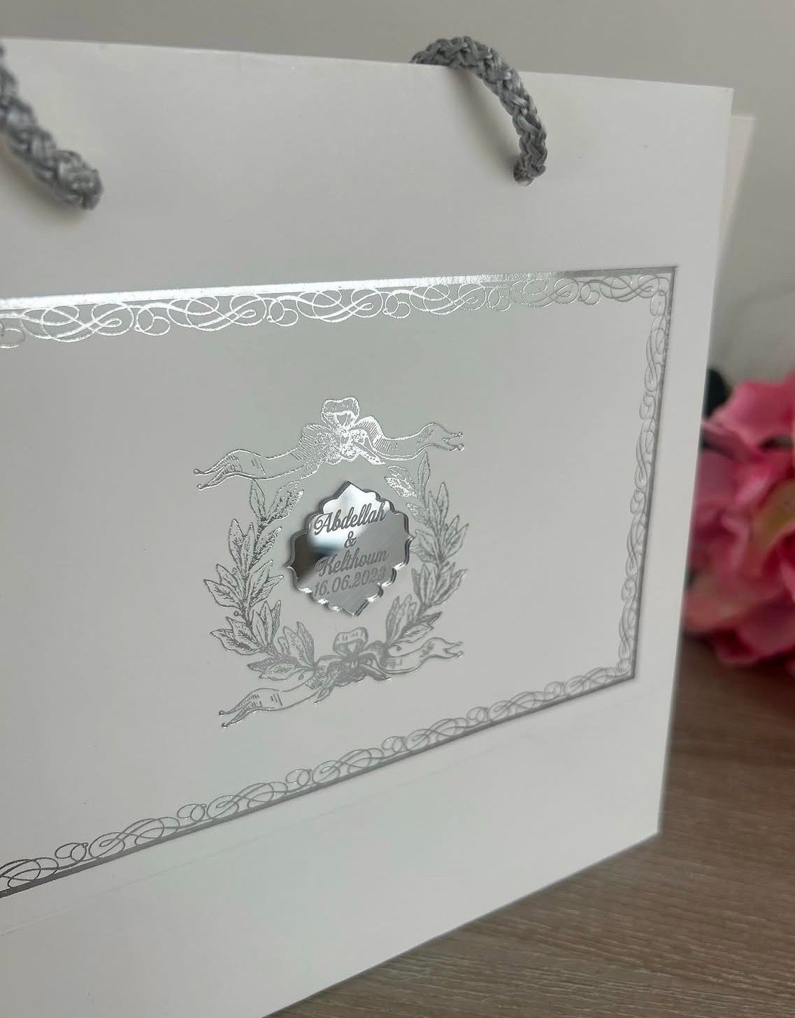 Personalized Luxury Gift Bag (20x20 cm) - Custom Event Packaging
