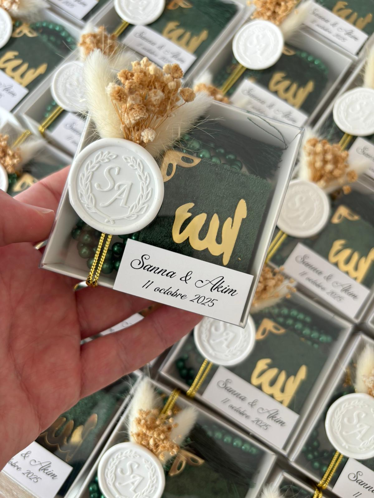 Personalized Mini Quran & Premium Tasbih Gift Set - Custom Color Options