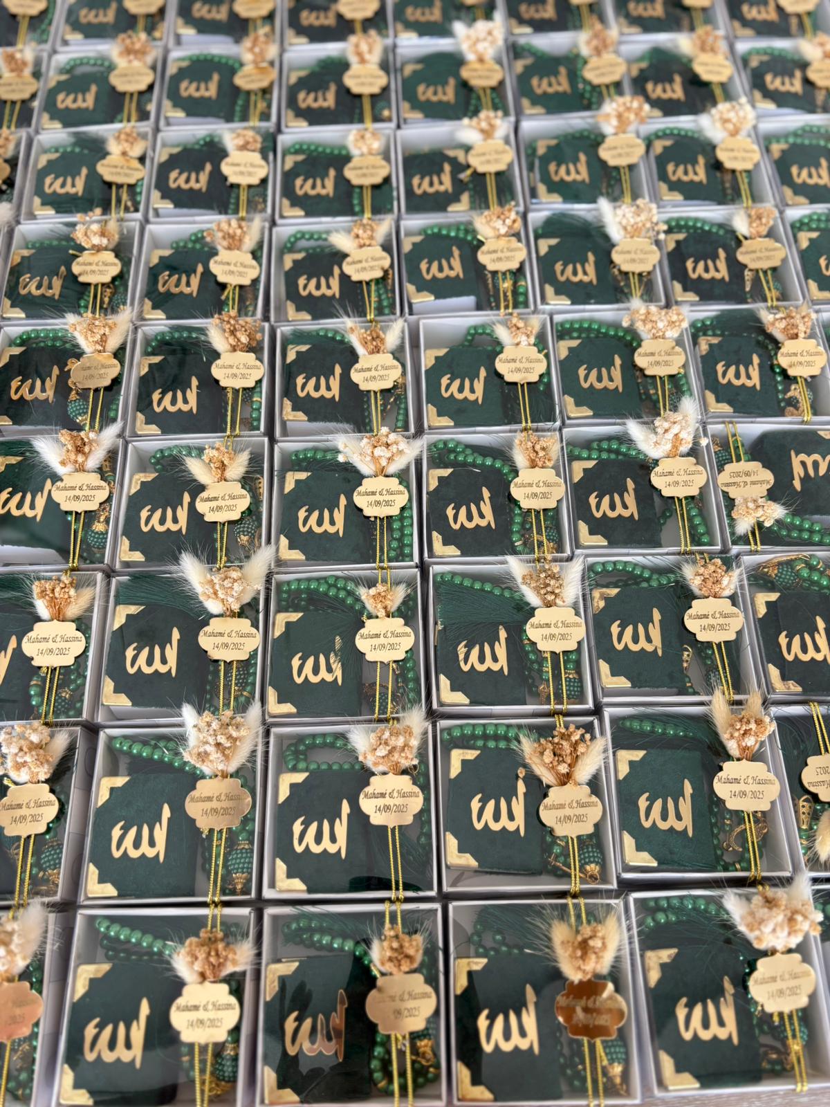 Personalized Mini Quran & Premium Tasbih Gift Set - Custom Color Options